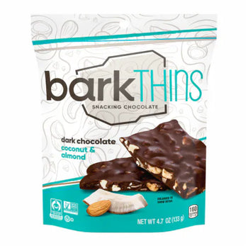 Barkthins Snacking Chocolate Dark Chocolate Almond with Coconut (4.7 Oz) - Papaya Express